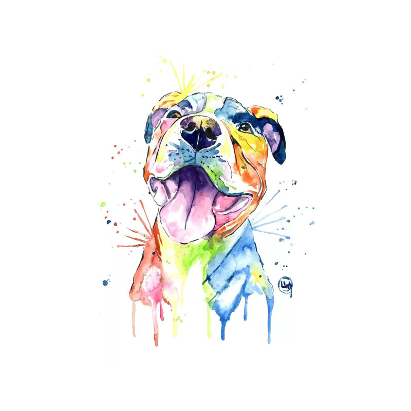 A Softer Side by Lisa Whitehouse - Painting on Canvas, 20.32 cm H x 30.48 cm W, Wrapped Canvas