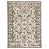 Oriental Area Rug in Cream