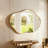 Inrregular Wall Mirror - Wall Mirrors Decorative Asymmetrical Mirror Tempered Glass Aviation Aluminum Alloy Frame For Bathroom, Bedroom, Living Room, Cloakroom, Entryway-453292311-453292308