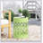 Durable Outdoor Metal End Table With Elegant Iron Cut Design For Modern Spaces And Easy Setup-2018678091