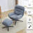 Beric Upholstered Swivel Accent Chair with Ottoman-358003664
