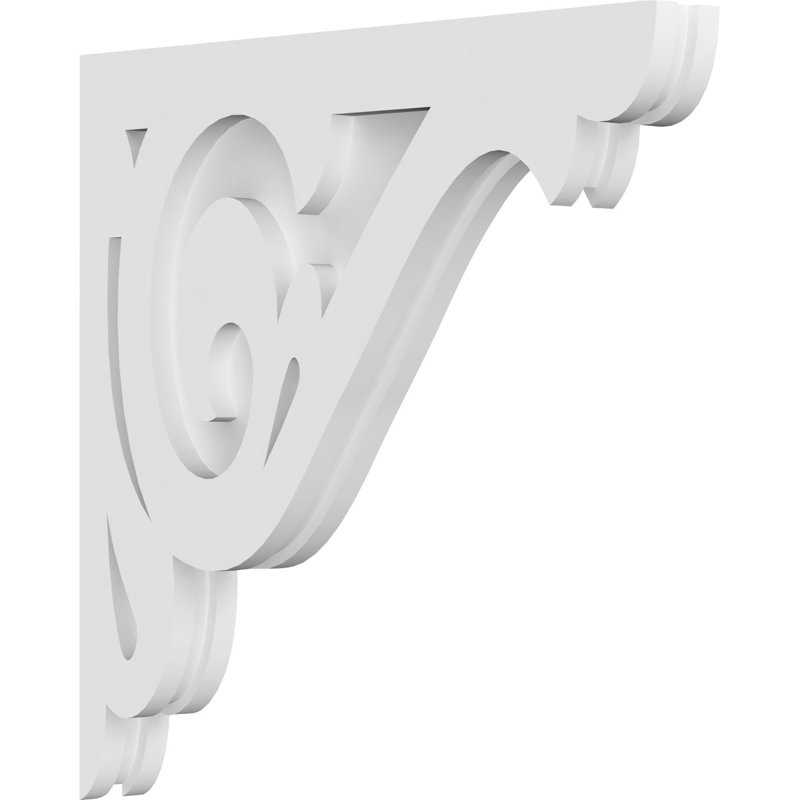 Corbeau en PVC de qualité architecturale Bordeaux, H 16 po x l 16 po x P 1,875po