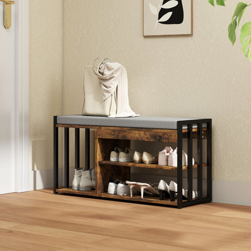 9 Pair Shoe Storage Bench