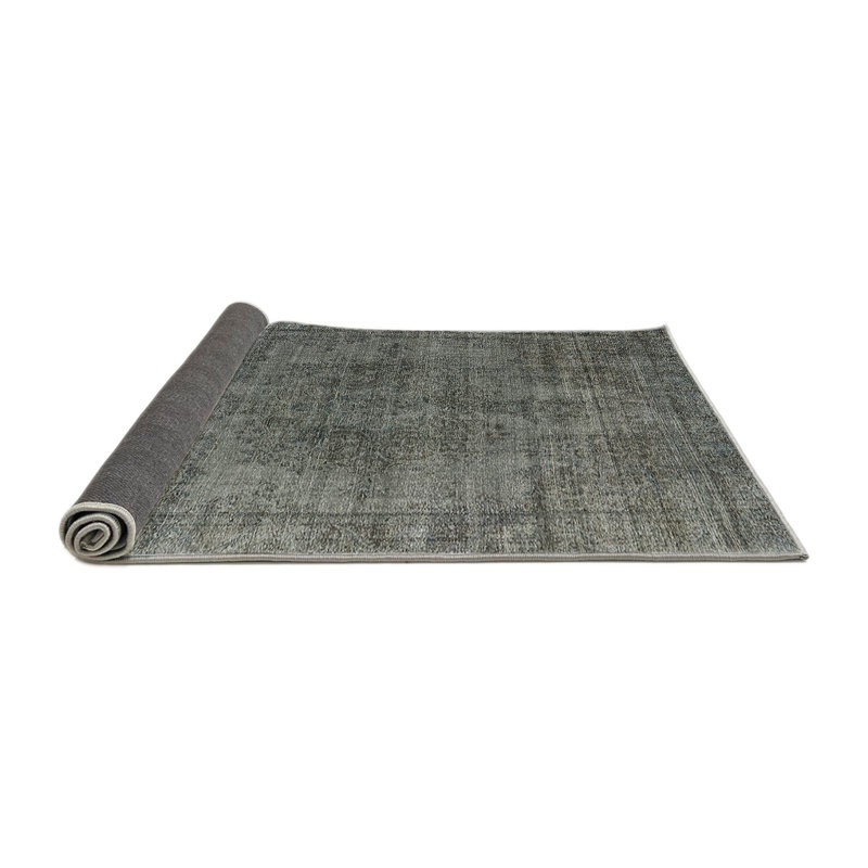 Tapis oriental gris / bleu Shena, Rond 4 pi