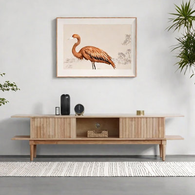 Solid Wood Style Unique Design TV Stand