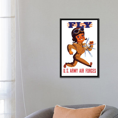 «WWII Poster US Army Air Force», affiche vintage sur toile