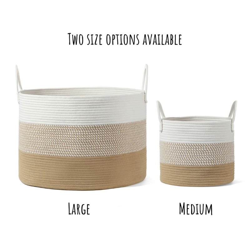 Panier en tissu, 15 po x 10 po x 10 po