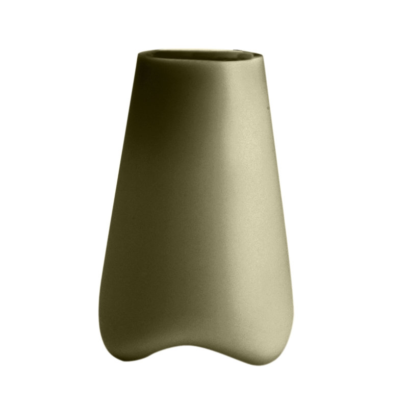 Nano Resin Pot Planter, Ice, 14.25" H x 7" W x 7" D