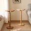 Solid Wood Pedestal End Table-63226988