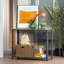 Latisha 95.6" Slim Console Table With 2 Shelves Industrial Hallway Entryway Furniture