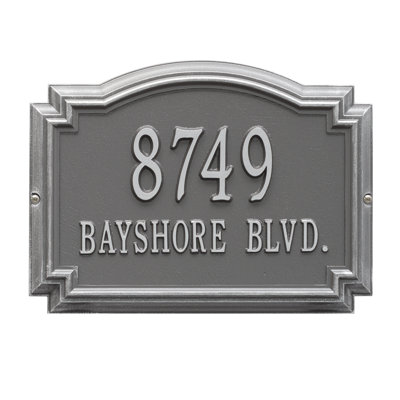 Williamsburg 2-Line Address Plaque