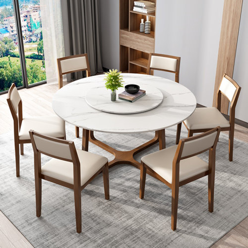 Round Seats 8 Kitchen & Dining Room Sets You'll Love | Wayfair