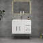 Ensemble de meuble-lavabo simple 35 po mural-67996156