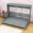 Wakefield Wall Murphy Bed with Integrated Desk-1180452534-1180452533
