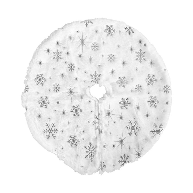 Jupe d'arbre de Noël blanc, I