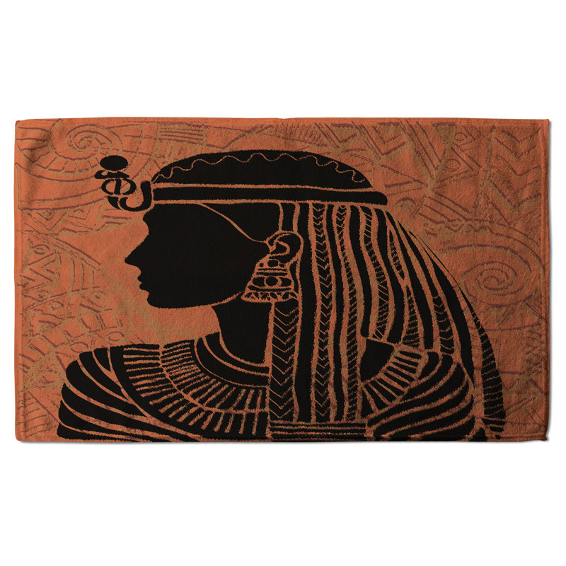 Cotton Waffle Tea Towel Kitchen Towel, Orange