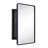 Farmhouse Recessed Metal Bathroom Medicine Cabinets with Mirror with Adjustable Tempered Glass Shelves-1373241064-1373388567