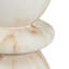 Leva Outdoor Stone Concrete Round End Table