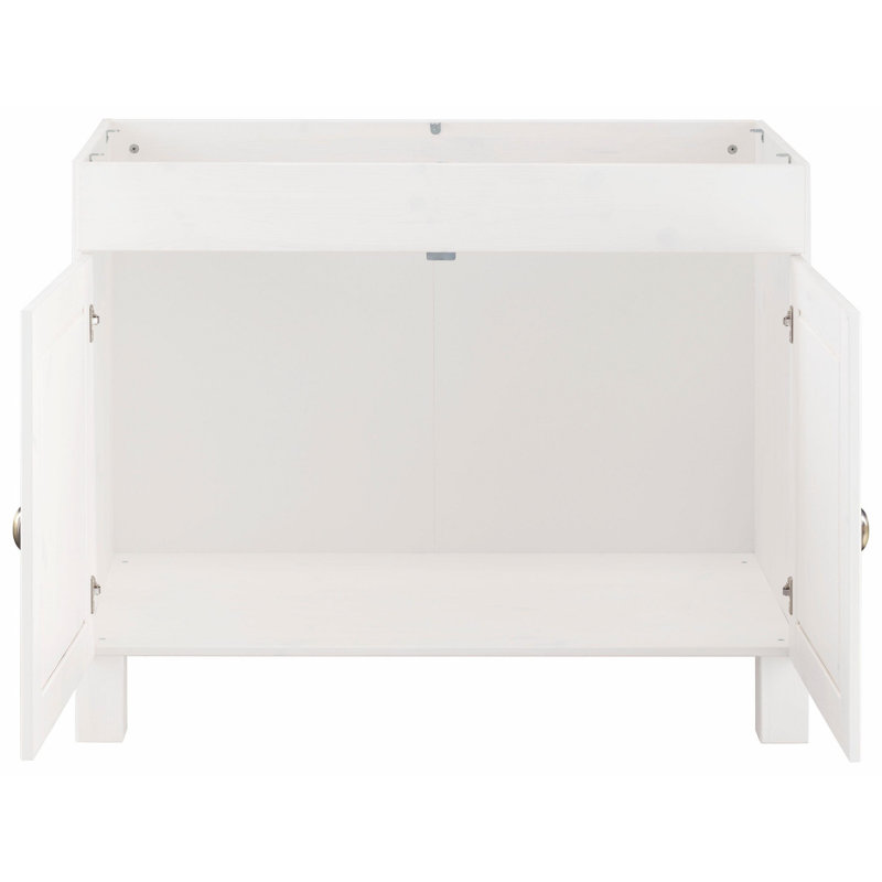 Scoville 100cm Single Bathroom Vanity Base Only, White