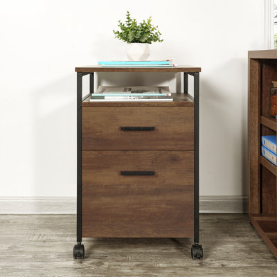 Sucely 25.19'' H x 16.14'' W Printer Stand with Wheels