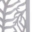 Ensemble de décorations murales en bois sculpté à la main gris clair