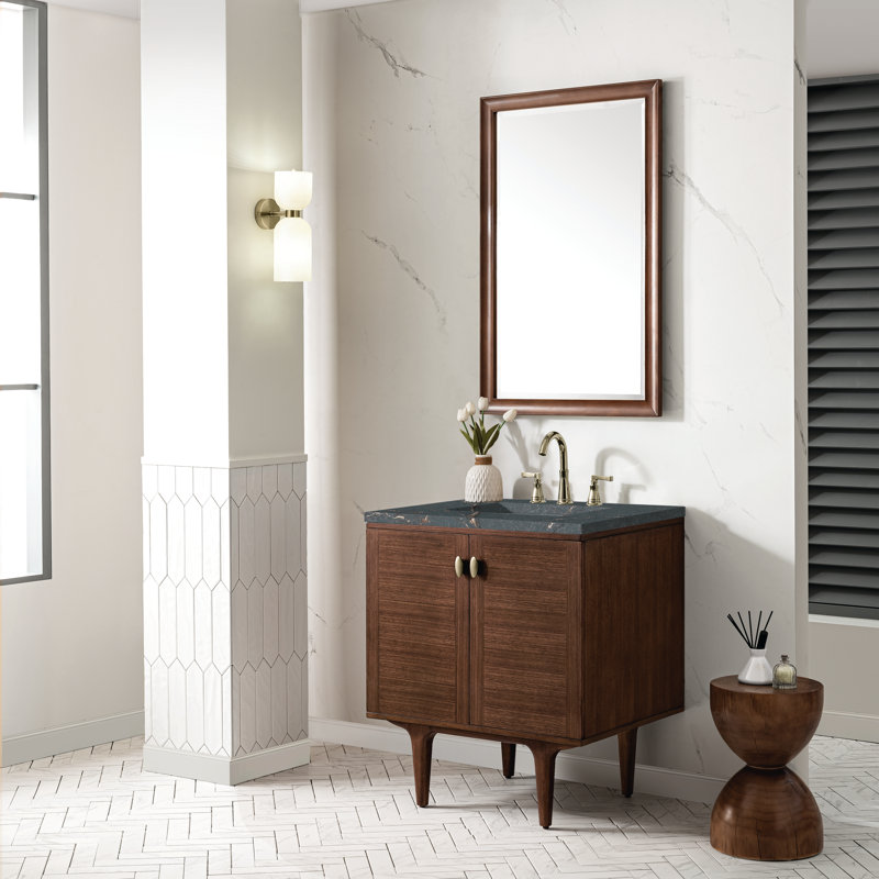 30'' Single Bathroom Vanity with Top, Arctic Fall, 8" Widespread