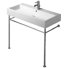 Parts and Accessories Ceramic 40" Wall Mount Bathroom Sink with Overflow