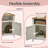 Bauman 18" W Farmhouse Nightstand with Storage Cabinet and Open Shelf-111297449-111297451