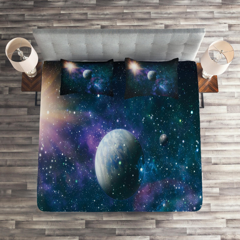 Vibrant Polyester Coverlet