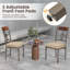 August Grove® Set Of 2 Dining Room Chairs Armless Kitchen Chairs Set With Seat Cushion