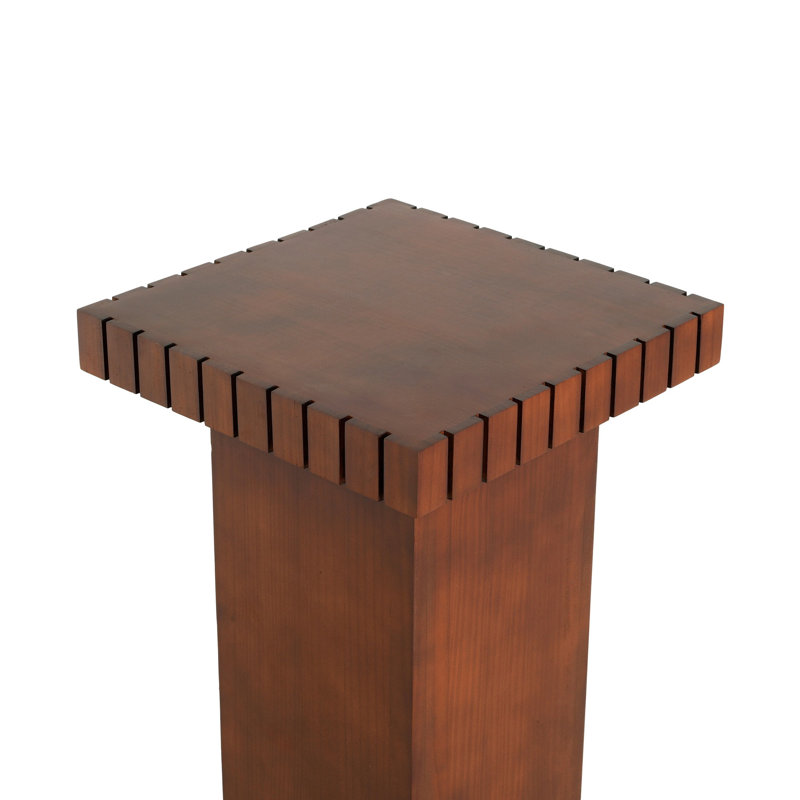 Table de bout carrée en bois de noyer