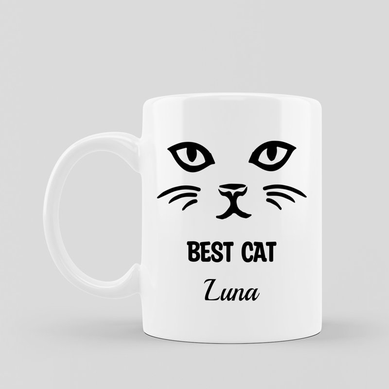 Porcelain Coffee Mug, Yes