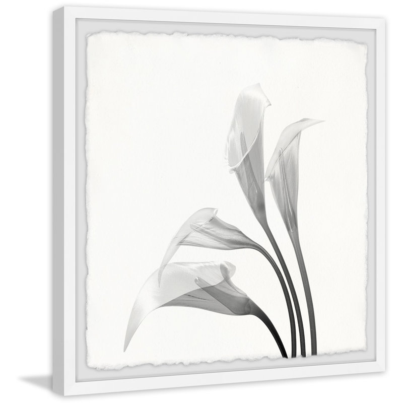 Flower From The Sky - Single Picture Frame Painting, 81cm H x 81cm W x 3.81cm D