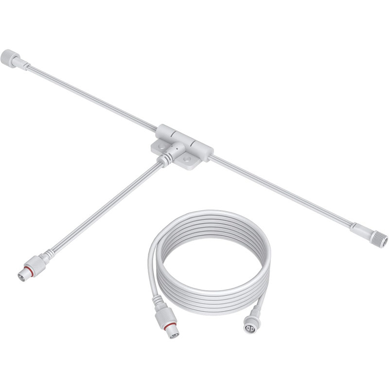 Connecteur en T Lumary Power-Injection avec câble pour lumière permanente Gen3