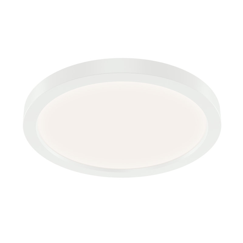 Spot à DEL intégré blanc, H 0,75 po x l 9,02 po x P 9,02 po