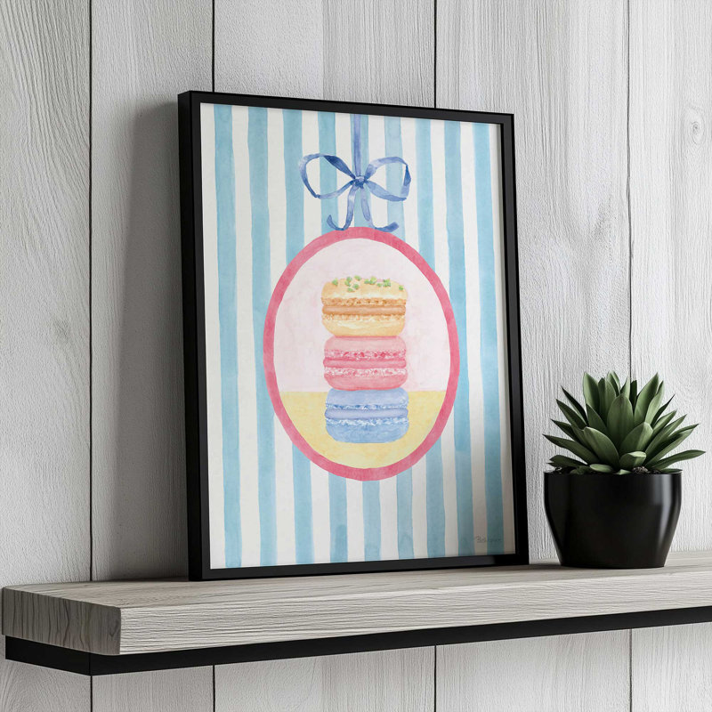 «Sweet Desserts III» par Beth Grove, reproduction d'art, 30 W x 40 H, Tan, Framed Print
