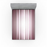Ambesonne Digital Fitted Sheet 2-Pack Futuristic Computer Art Plum Mauve Grey