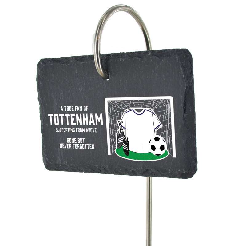 Bozuwa Tottenham Football Slate Grave Memorial Plaque