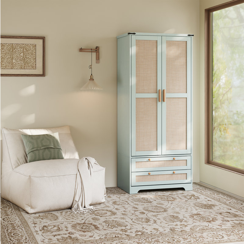 Armoire à deux portes avec deux tiroirs Fresh