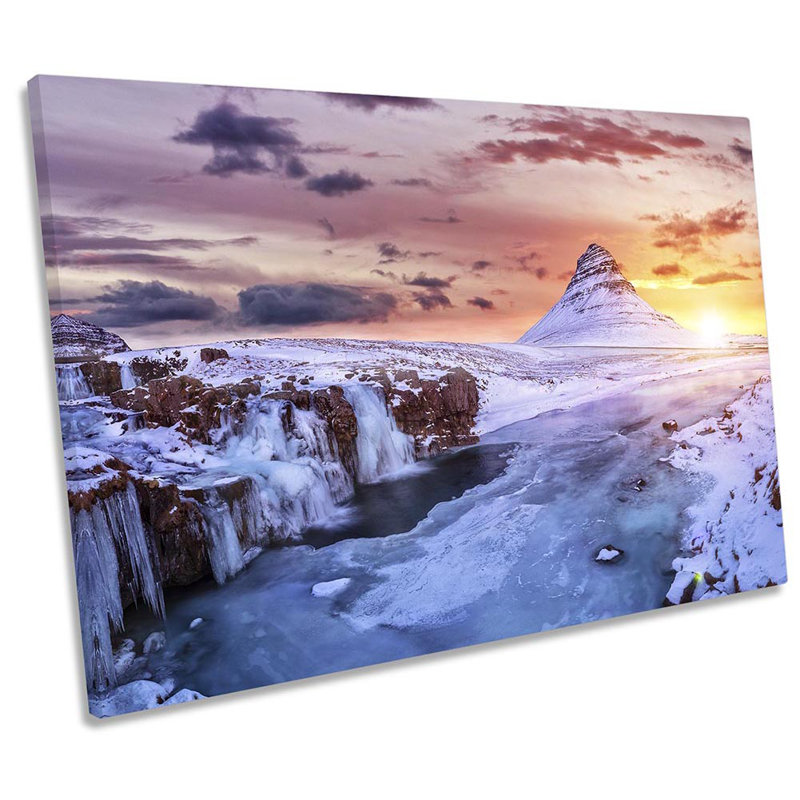 Kirkjufell Mountain Iceland - Wrapped Canvas Print, 30.5cm H x 45.7cm W x 2cm D