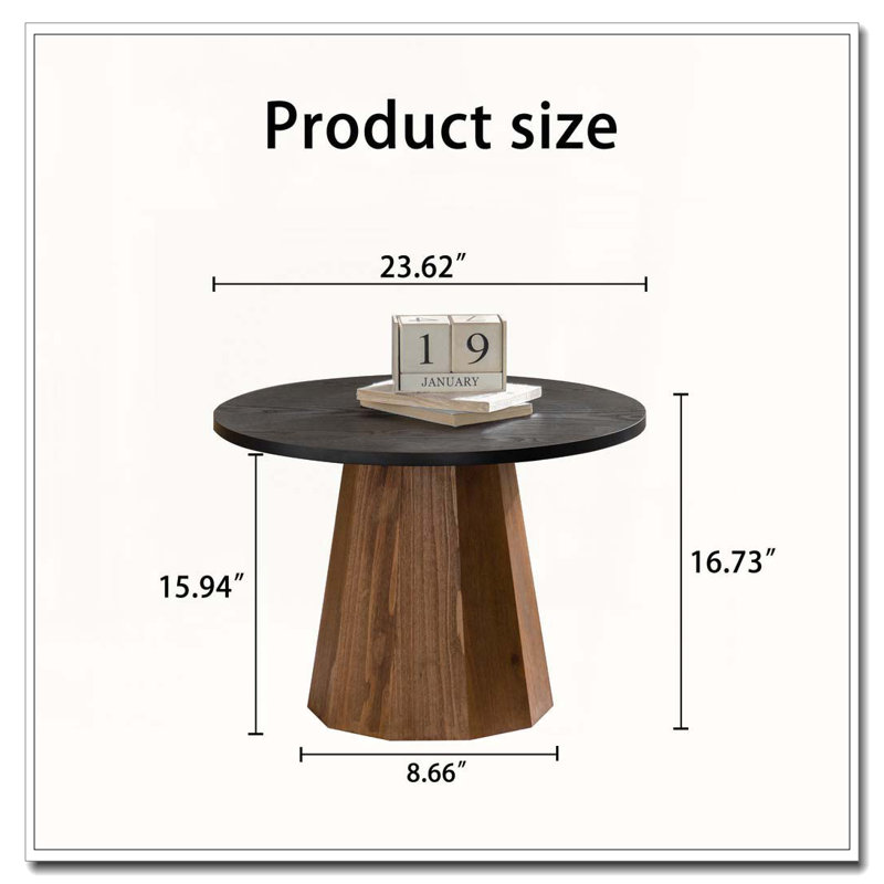 Table basse ronde en bois