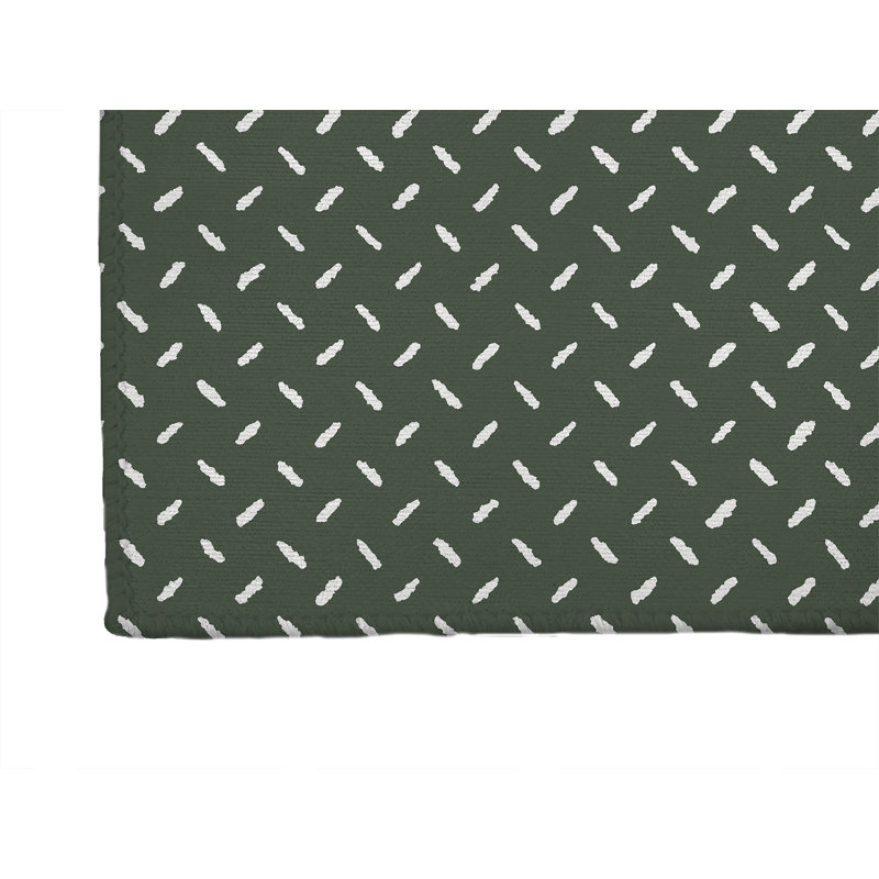 Kat Kids Play Mat, Chimichurri/Green, Rectangle 4' x 6'
