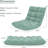 Adjustable Floor Chair With Back Support - 14-Position Reclining Gaming Chair, Padded Sleeper Sofa, Meditation Seat & Lounge Chair For Adults, Sturdy Steel Frame & Non-Slip Base-447995102