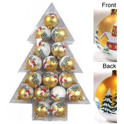 17 Piece Ball Ornament Set