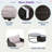 9-piece Outdoor Half-moon Wicker Conversation Sets With 1 Nesting Coffee Table And Tempered Glass Top