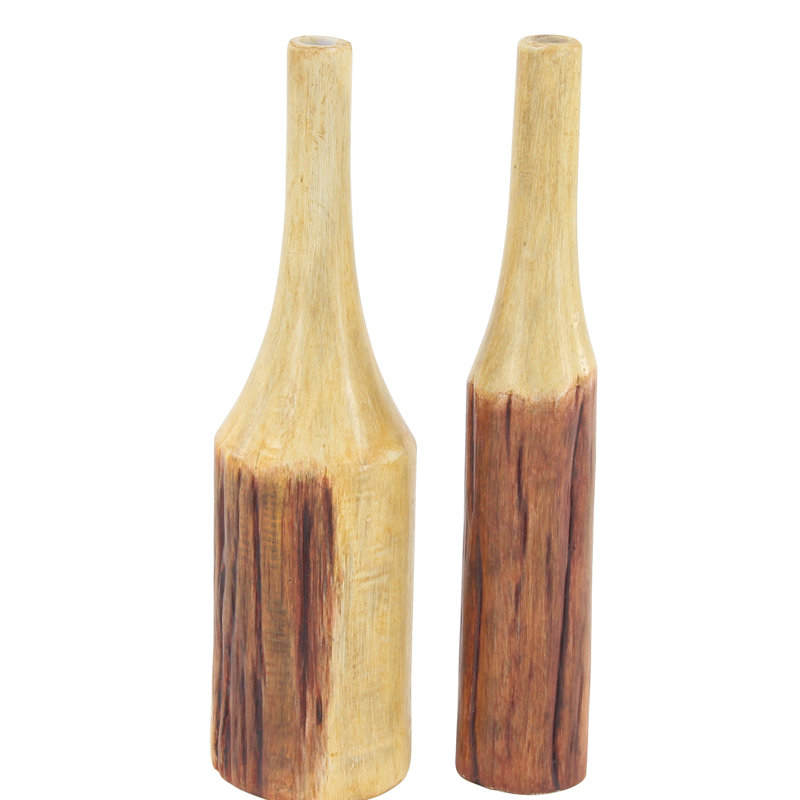 Whately Wood Floor Vase