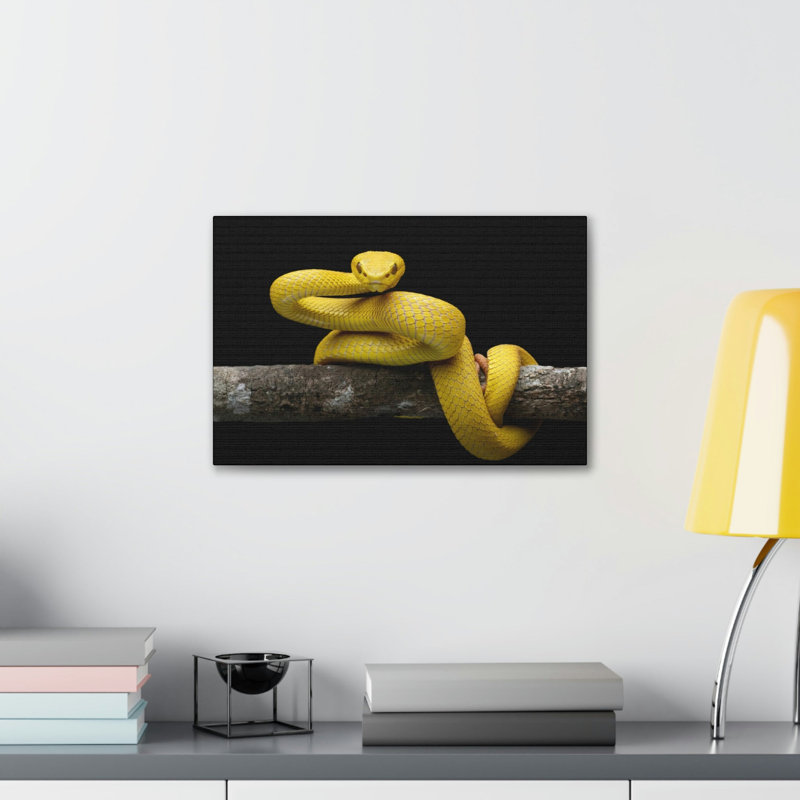 Art mural majestueux Viper, H 12 po x l 16 po