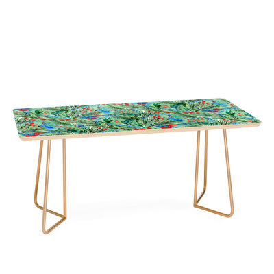 Table basse winter floral
