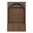 Farmhouse All-In-One Hall Tree With Adjustable Shelves, Retro Arched Entryway Storage Bench, And 4 Golden Hooks-2086722393