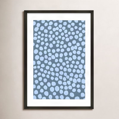 Navi "Periwinkle on Blue Gray" Painting